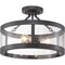 Progress Lighting Gresham Collection Three-Light Semi-Flush Convertible P350119-143 - alternate 1